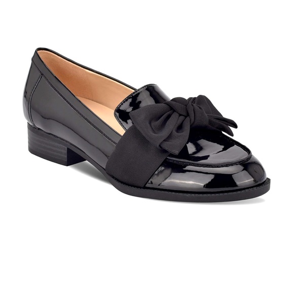 Bandolino Lindio Black Loafers – Bow Detail Slip-On – Size 6.5 – NWT - Picture 2 of 6